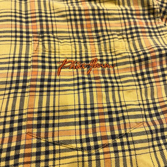 Phat Farm Men's Flannel Long Sleeve Button Down Shirt Sz XL Western Fall Cotton - Picture 5 of 7